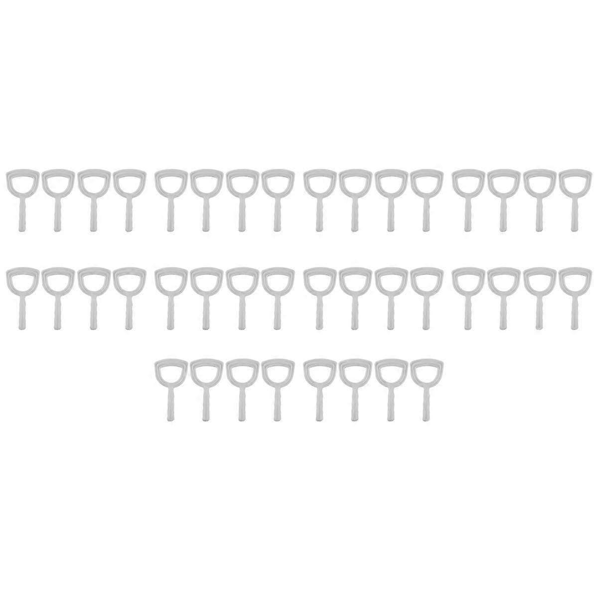40X Meat Scraper Bone Dust Scraper Bone Scraper White Scraper Bone Dust Remover Square Bone Dust Sc