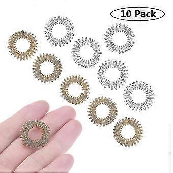 Rings 10pcs Spiky Sensory   Massage Ring