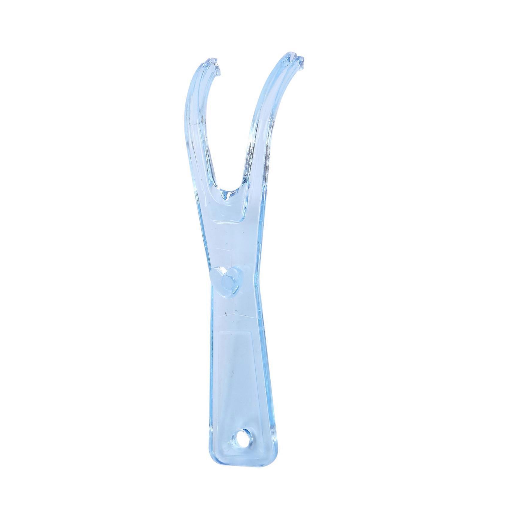 Dental Floss Holder Aid Teeth Care Interdental Convenient Durable Teeth Cleaning Blue