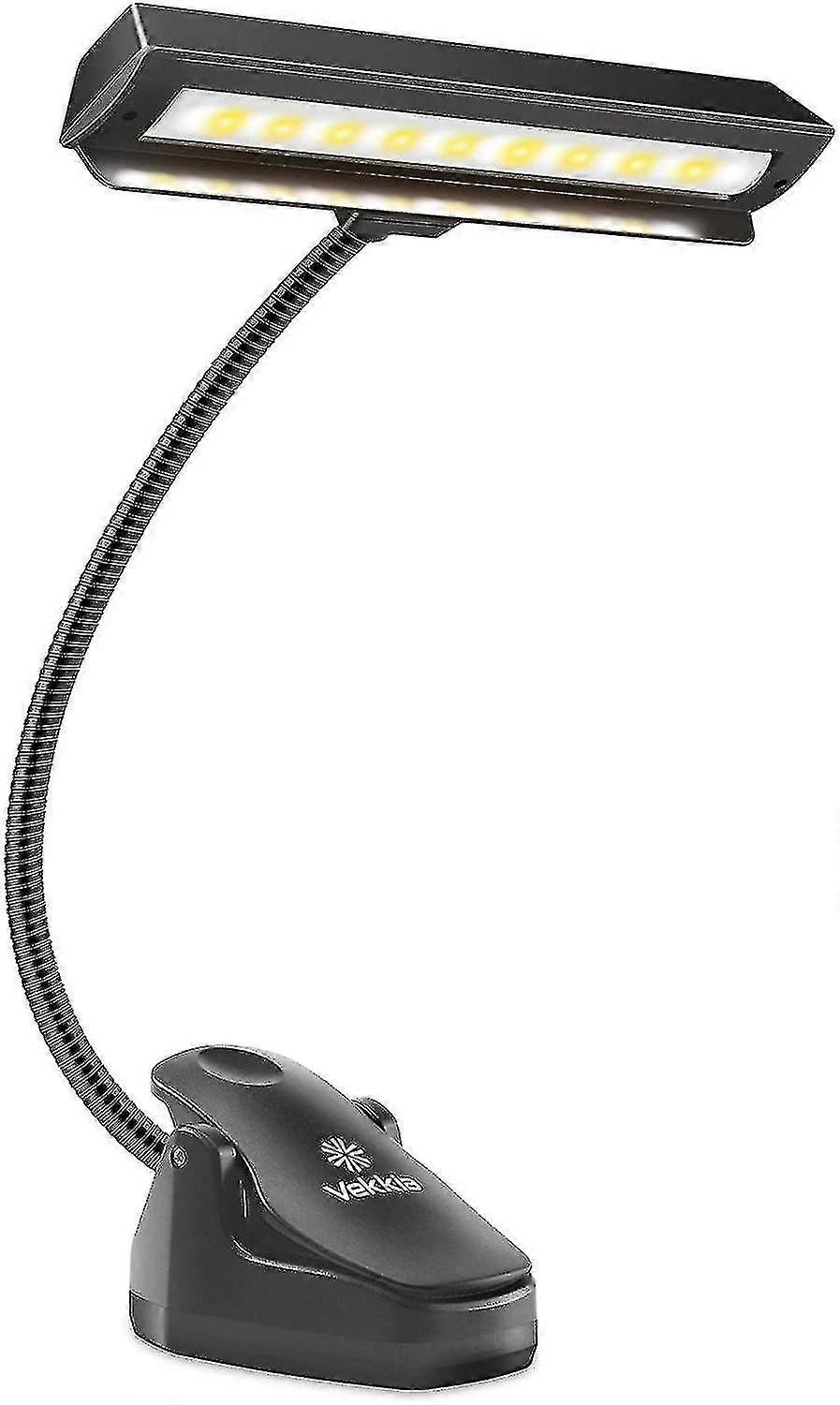 Professional Musician Super Bright 19 Led Music Stand Light, Clip On Orchestra Piano Lights, 9 Levels Dimmable Rechargeable