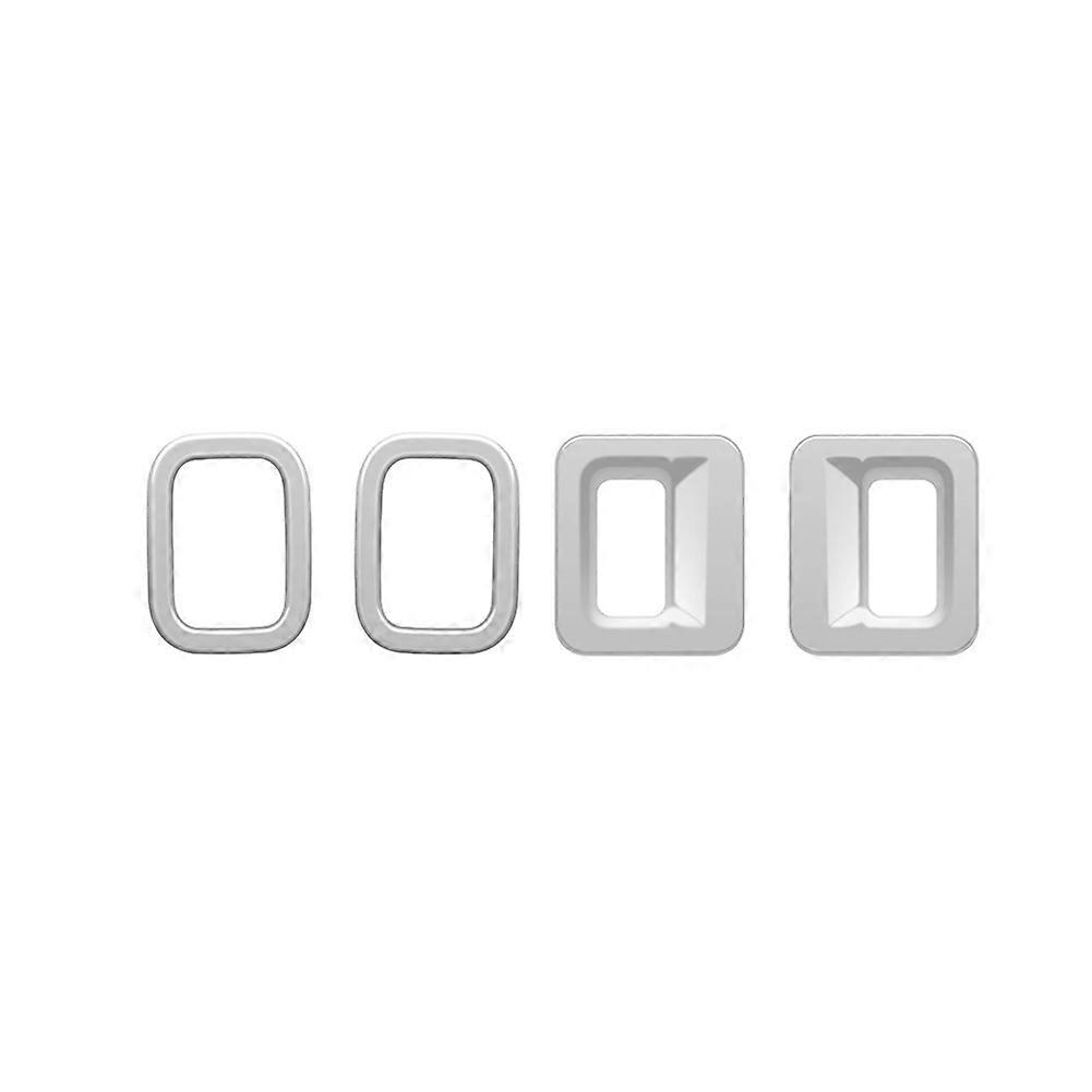 Car Middle Door Switch Trim Frame for Freed Air Crosstar 2024 Window Lift Switch Panel Sticker Silver