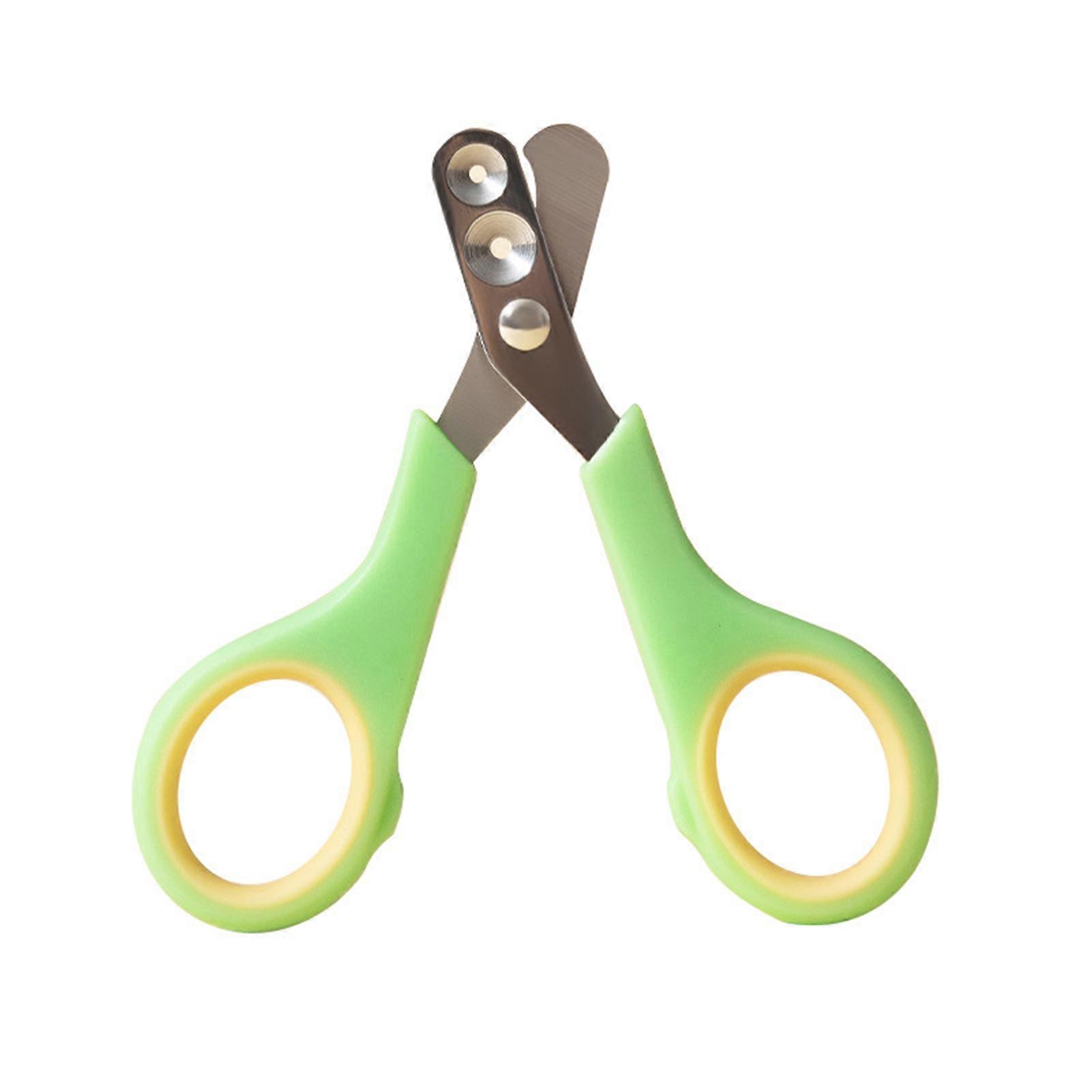 Double Round Cutout Pet Nail Clippers Anti-Bleeding Pet Nail Scissors for Indoor Cat