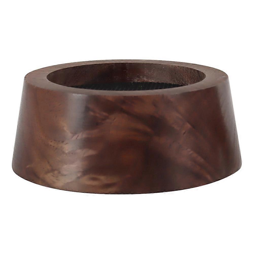 Walnut Wood Coffee Filter Tamper Holder Espresso Tamper Mat Stand Coffee Maker Support Base Rack Co