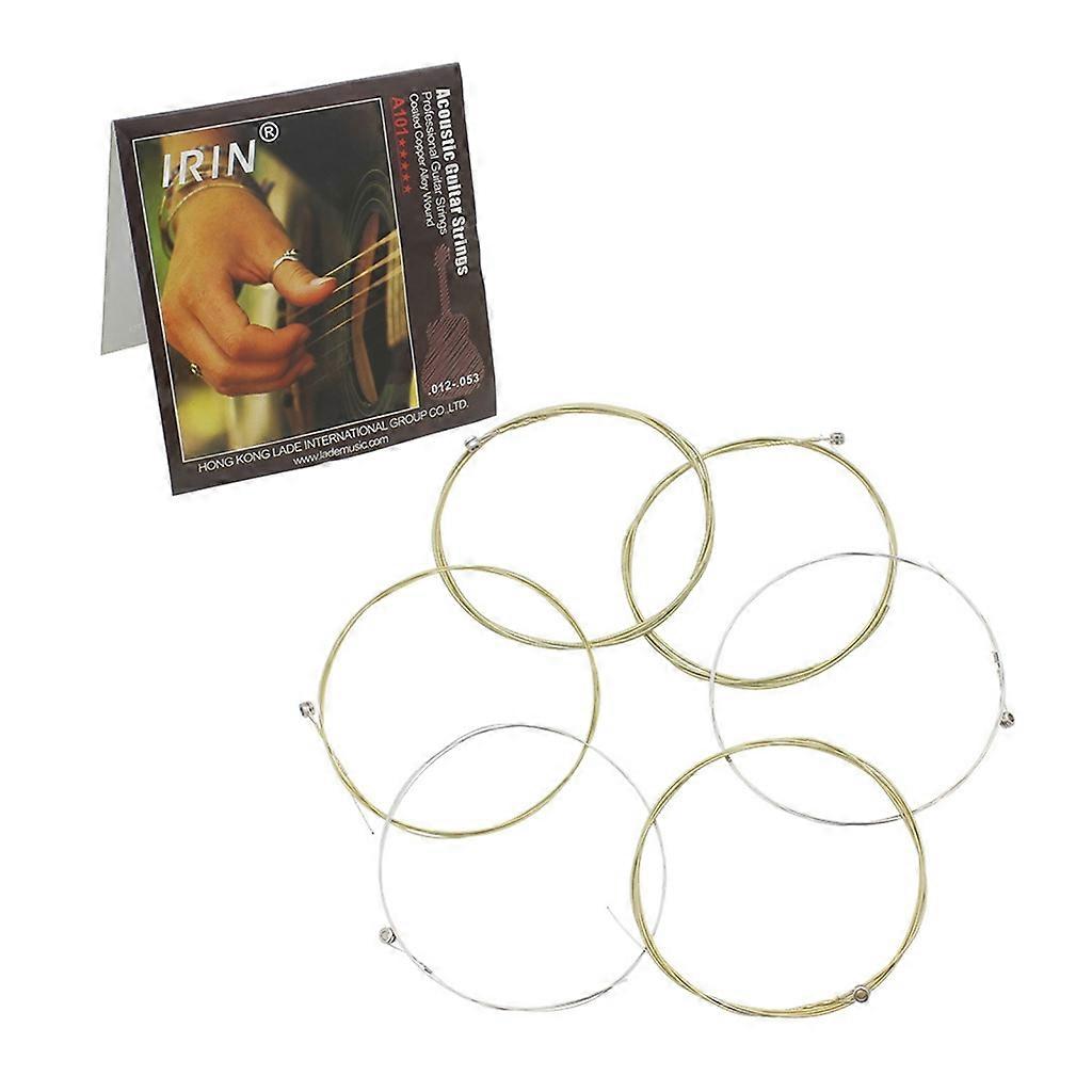 6 Pcs Folk Guitar Steel Core Strings Classical Strings Perfect Intonation