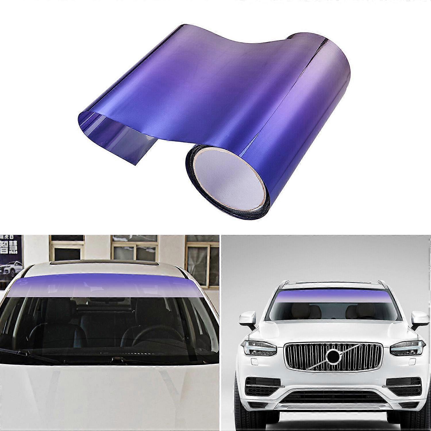 Upper Front Windshield Sun Protection Sheet Gradient Auto Staining Film Creative Windshield