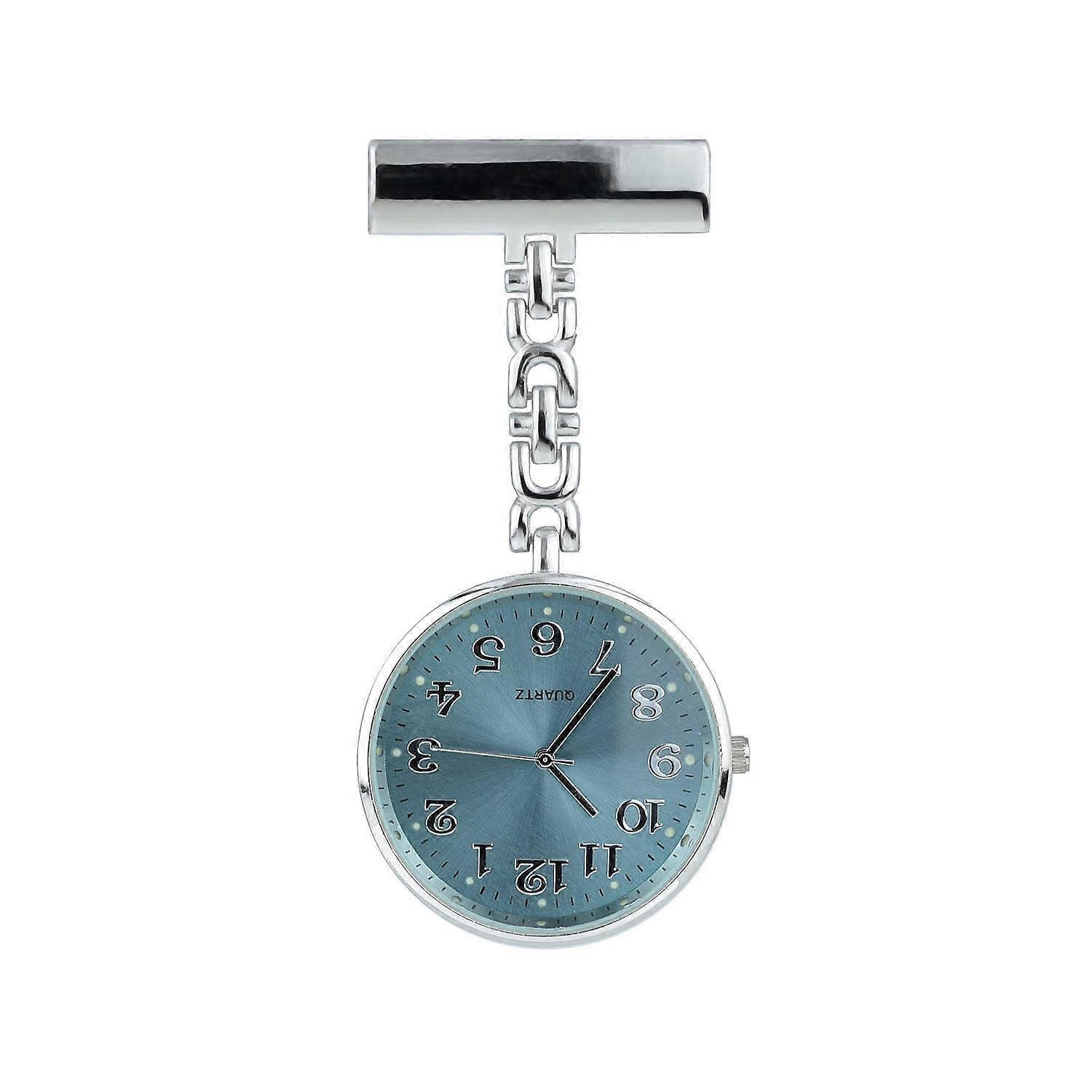 Personalized Nurse Pocket Watch Brooch Watch With Color Large Dial Quartz Watch With Secon