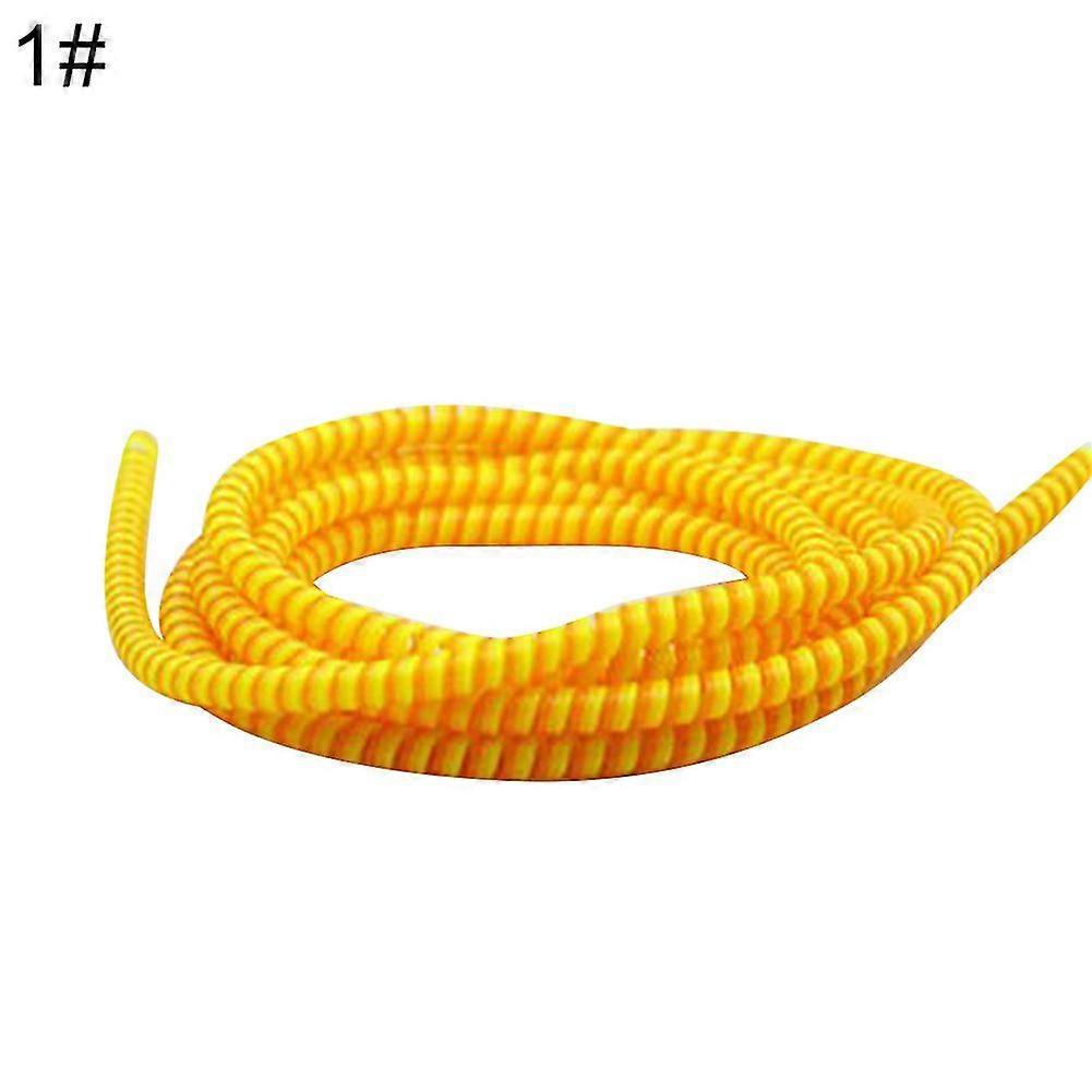 1.4m espiral usb cabo de carga fone de ouvido protetor protetor de cobertura de fio Winder