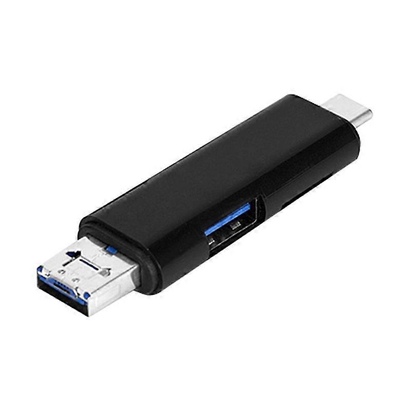 Multifunctional Micro USB 2.0 Type-C TF Security Digital Card Reader OTG Adapter