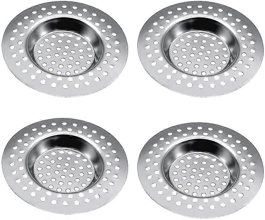 Diskfilterpropp, 4 delar rostfritt stål diskfilterpropp, diskfilterpropp, diskfilterpropp, för kök badkar badrum
