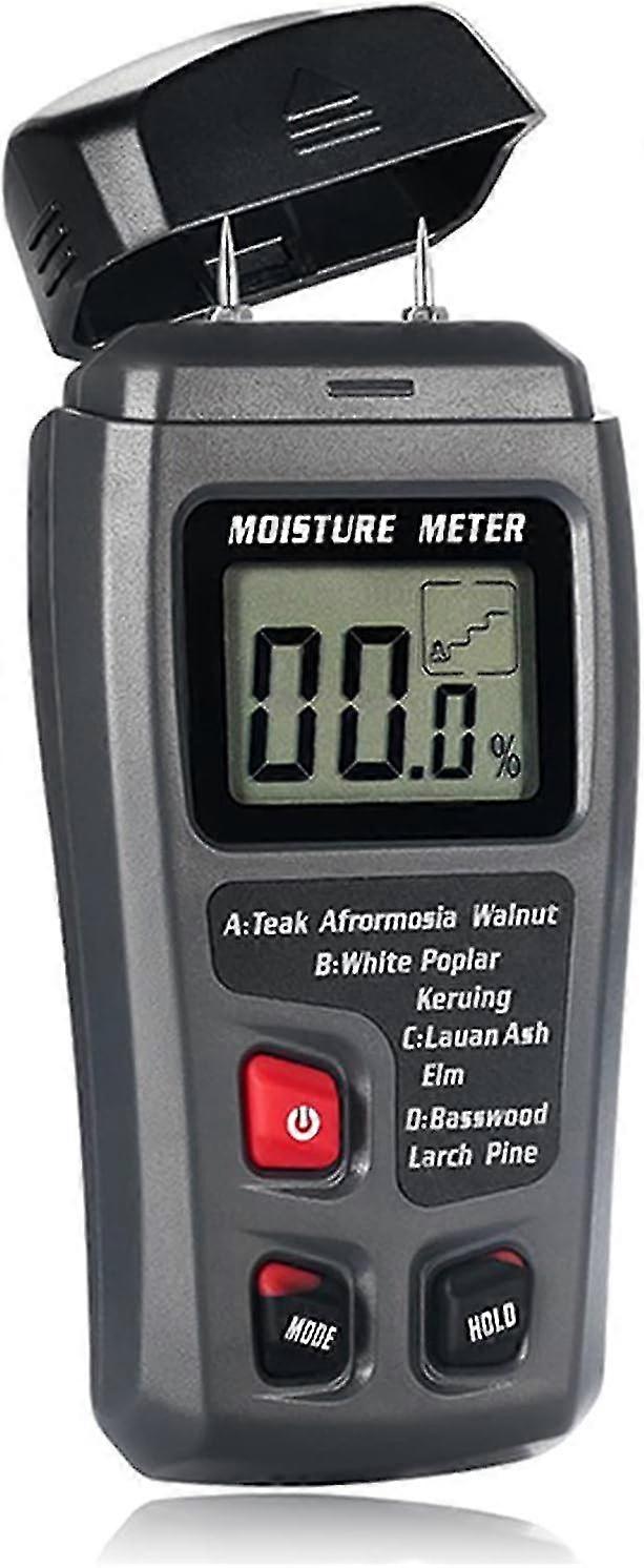 Moisture Meter Detector - Damp Meter For Wood,tester Detector Humidity Measuring With Lcd (range 0-99.9%) - q36/YY