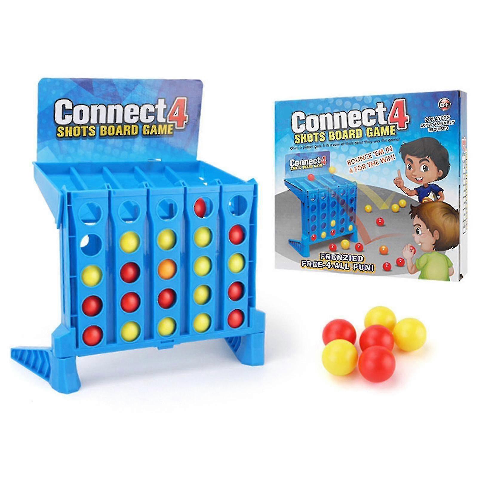 Shots Board Game Connect Four Balls Puzzle Toys Parent-child Tnteraction Thinking Training Game For