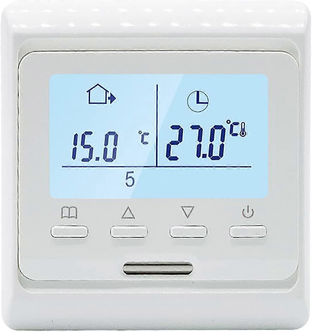 Boiler Thermostat 26Inch LCD Display Digital Weekly-programmable Room Thermostat Child Lock Intelligent Thermostat
