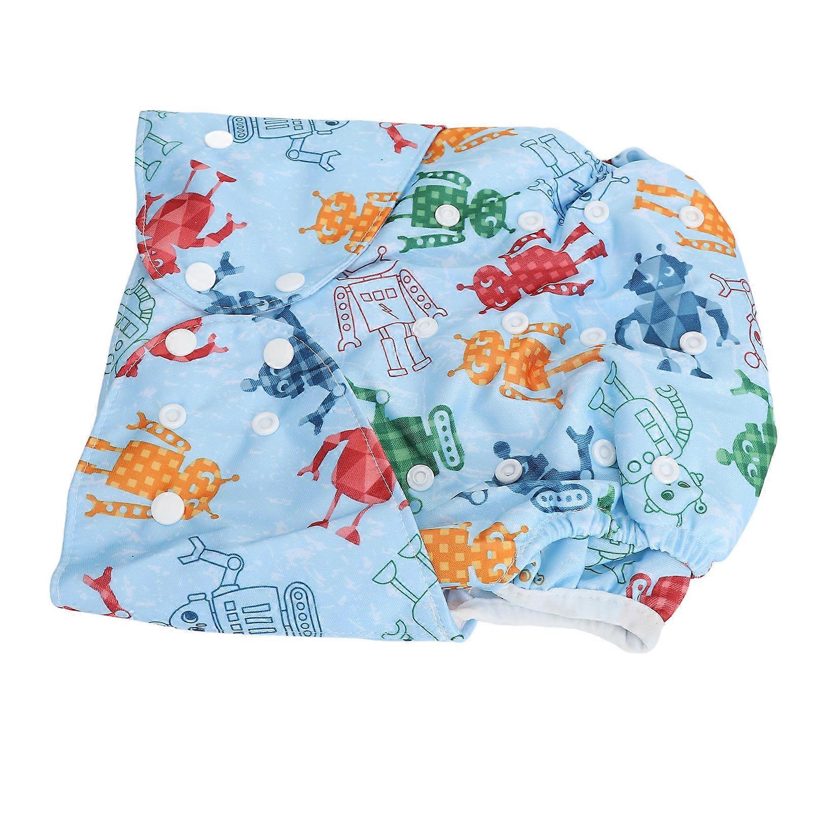 Baby Washable Diapers Breathable Reusable Prevent Leakage Cloth Nappies for 610 Years Old Kids B4