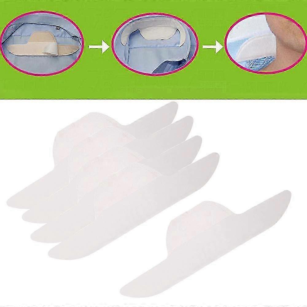 20 حزمة يمكن التخلص منها طوق الرقبة منصات العرق، حامي قميص ذوي الياقات البيضاء، منصات ذوي الياقات البيضاء ماصة