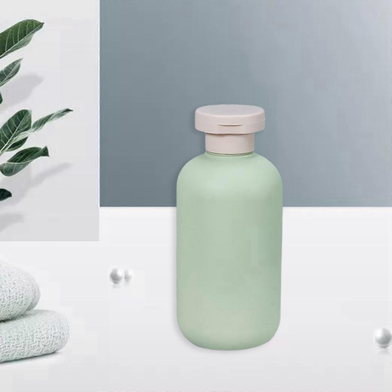 Plastic Empty Bottle/ with Flip Caps Refillable Storage Toiletry Squeeze Containers Vial/ for Cream Toner Liquid Body Soap Lotion Shampoo , 200ml