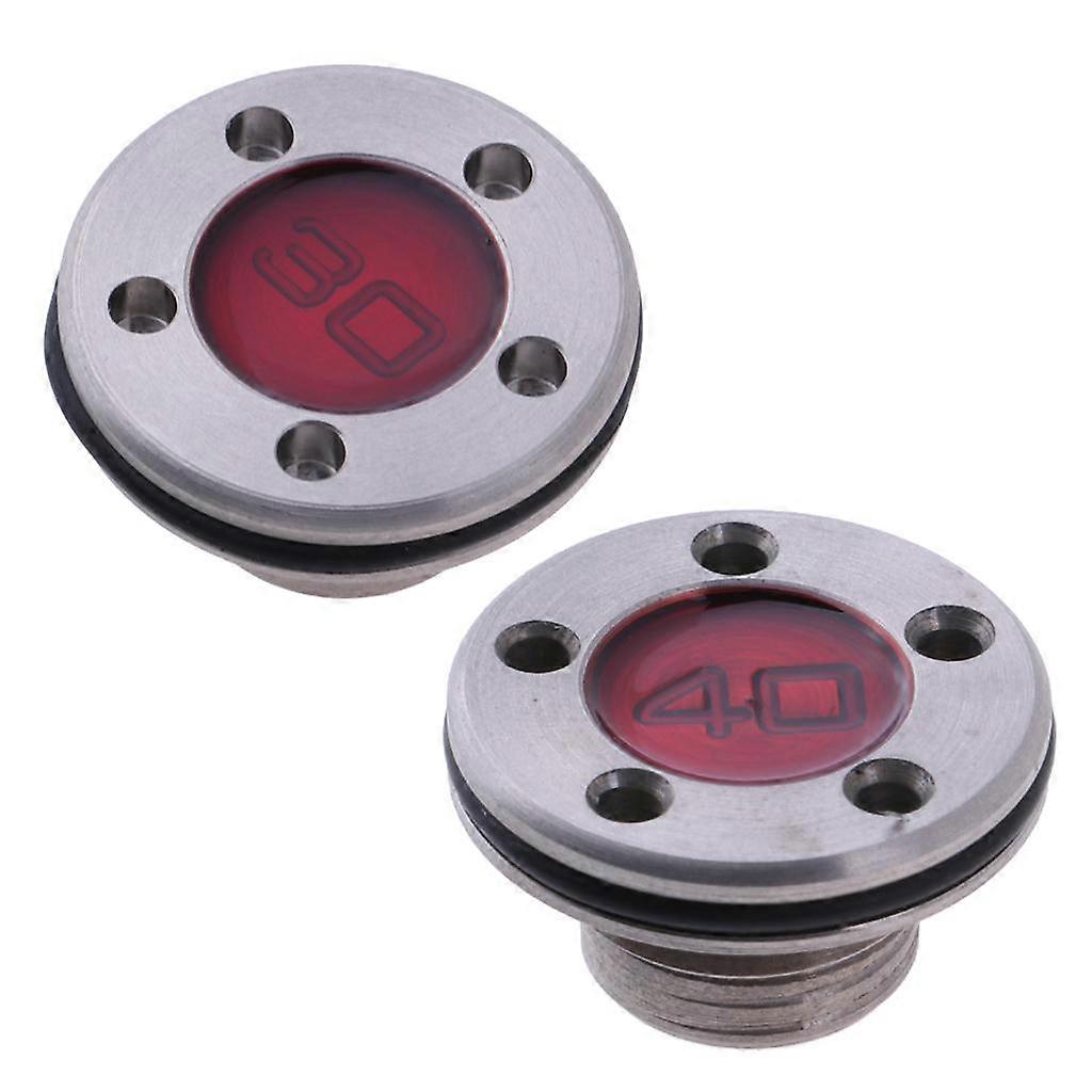 2pcs Golf Putter Weights, 30g & 40g Mixed