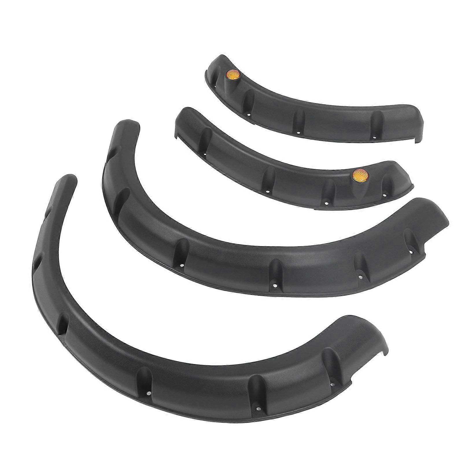 Golf Cart Wheel Flares Impact Resistant ABS Plastic Front Rear Golf Cart Tire Flares Set for RXV 20082015 Golf Cart