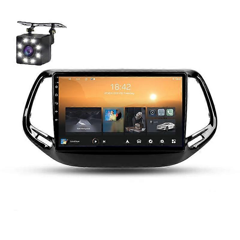 Car Radio For Jeep Compass 2 MP 2016 - 2018 Multimedia Video Player Navigation Auto