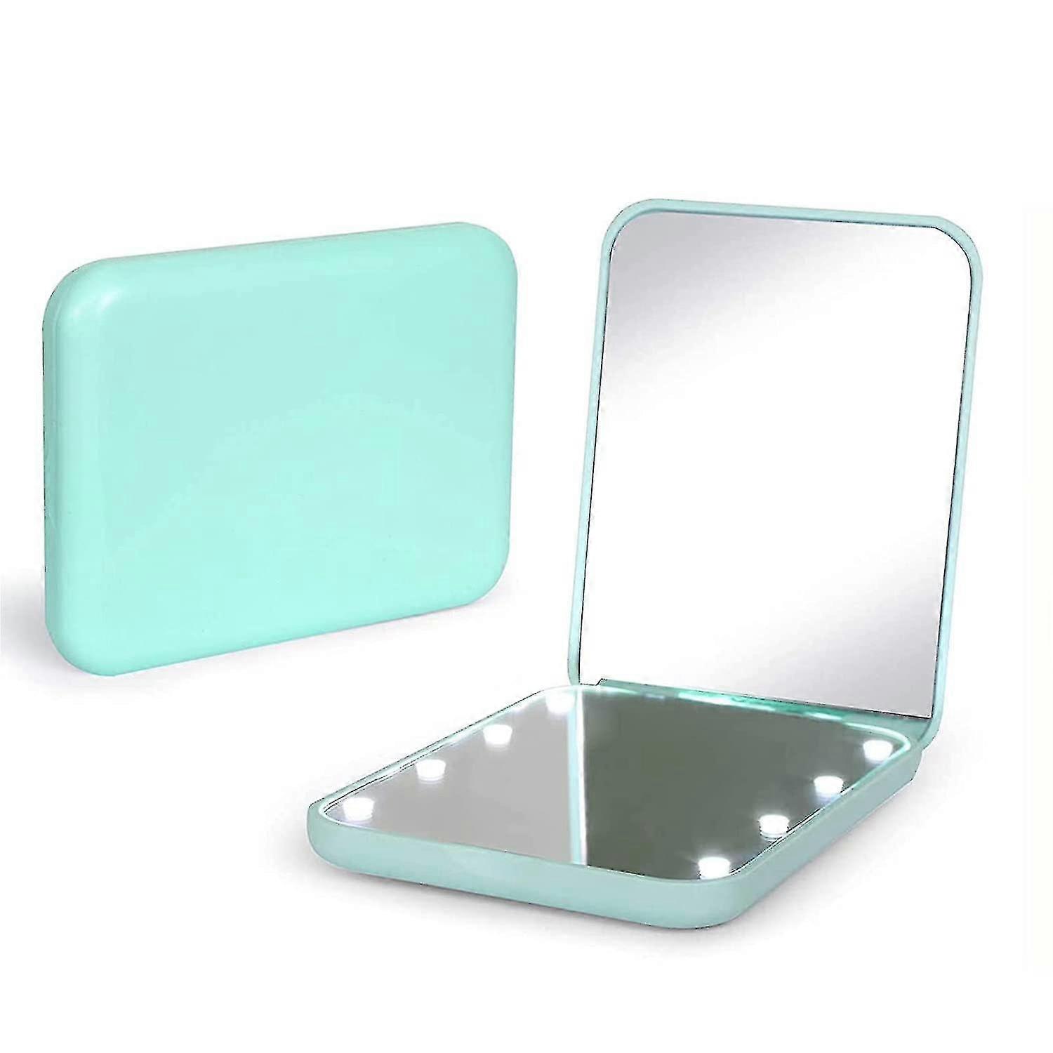 Magnification Led Compact Travel Makeup Mirror