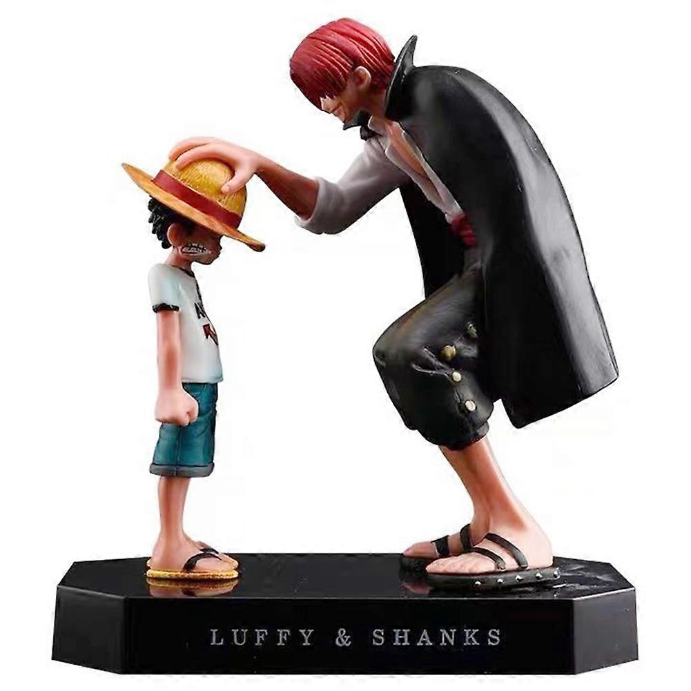 One Piece Luffy and Shankes Delicate Figure 17cm
