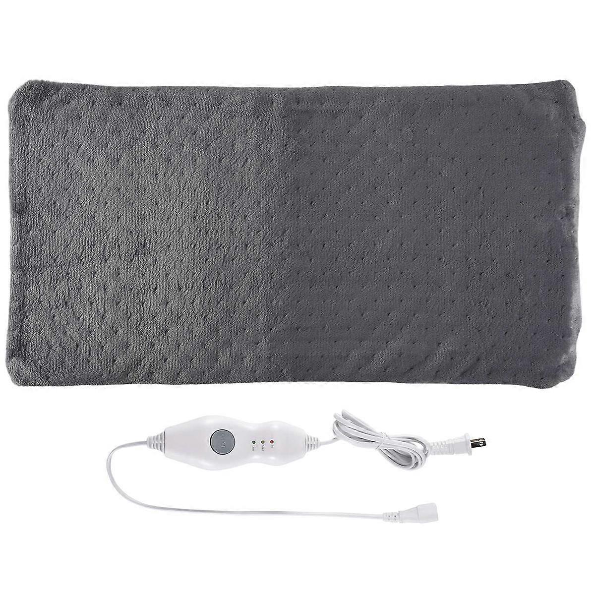 Extra Large Electric Heating Pad for Back Pain and Cramps Relief 12X24 Inch -Soft Heat for Moist &