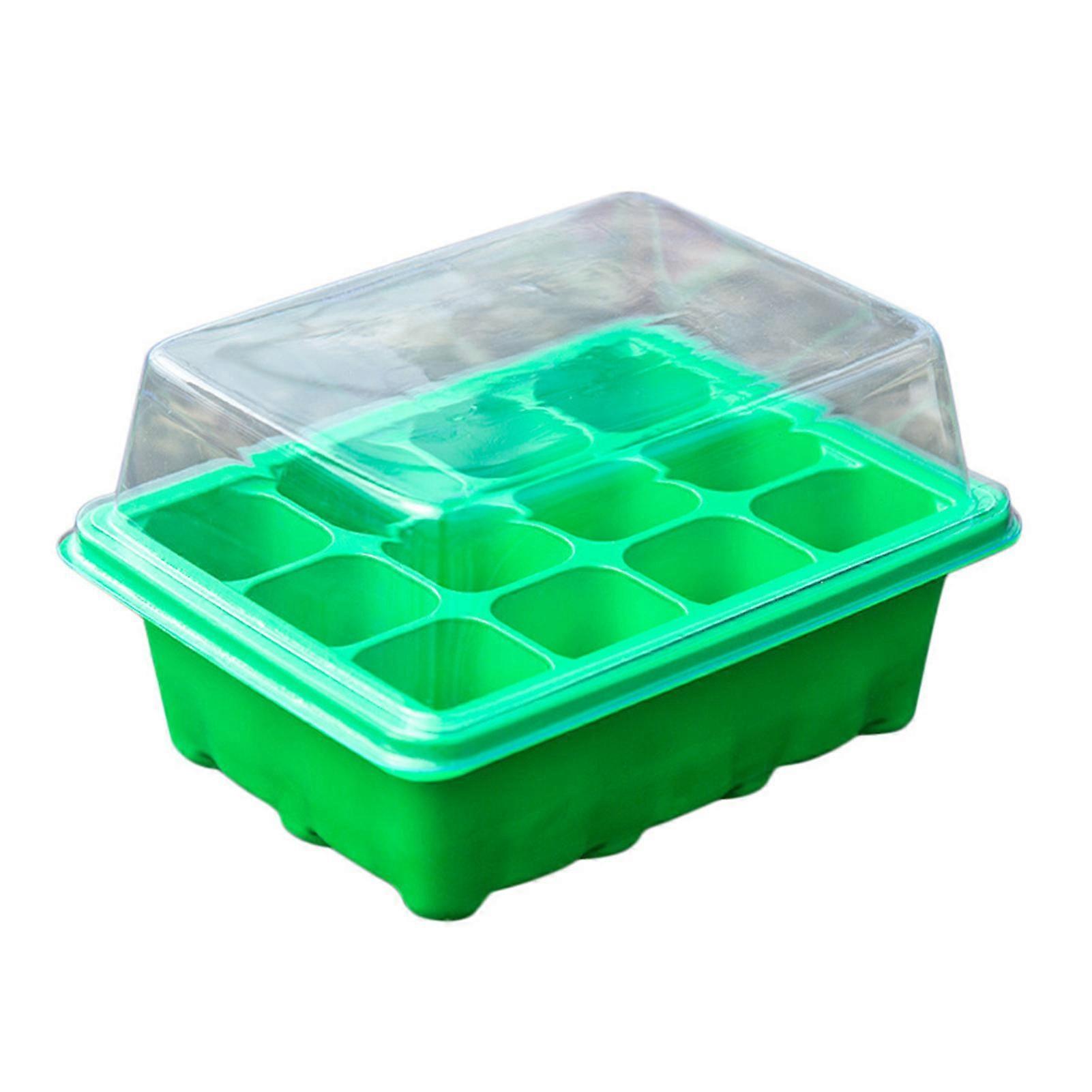 High Survival Rate Multi-Compartment Nursery Tray - Ideal for Plant Propagation at Home