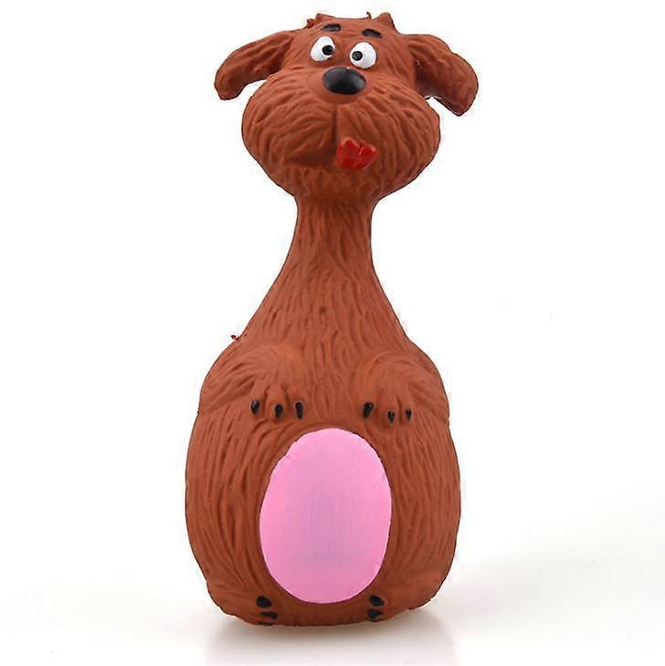 犬の漫画ラテックス一口耐性大臼歯鳴りおもちゃ