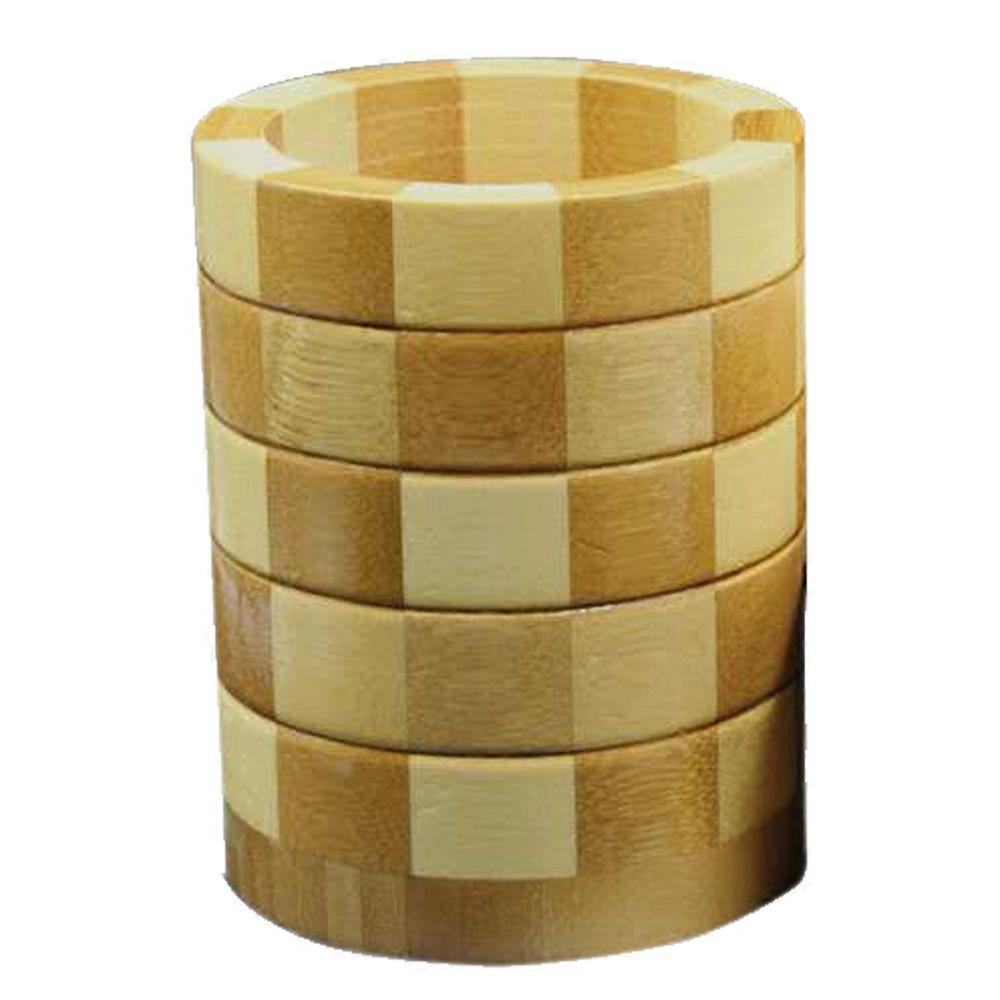 Bamboo Utensil Holder - Convenient Round Shaped Kitchen Tool Holder