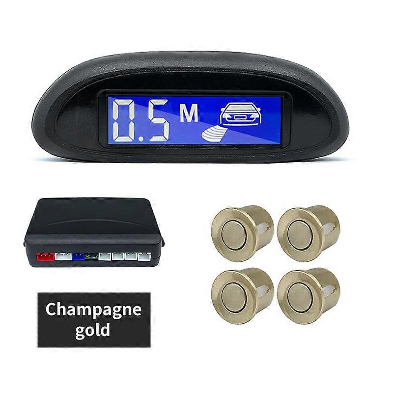 Sinovcle Parking Sensor For Car With Auto Parktronic Reverse LED Monitor 4 Sensors Radar Detector System Backlight Display