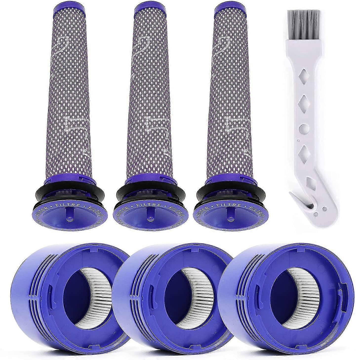 v8 filter for compatible with dys 3 hepa post motor filter kit  3 pre filter v8 v7 replacement filter kit for dys