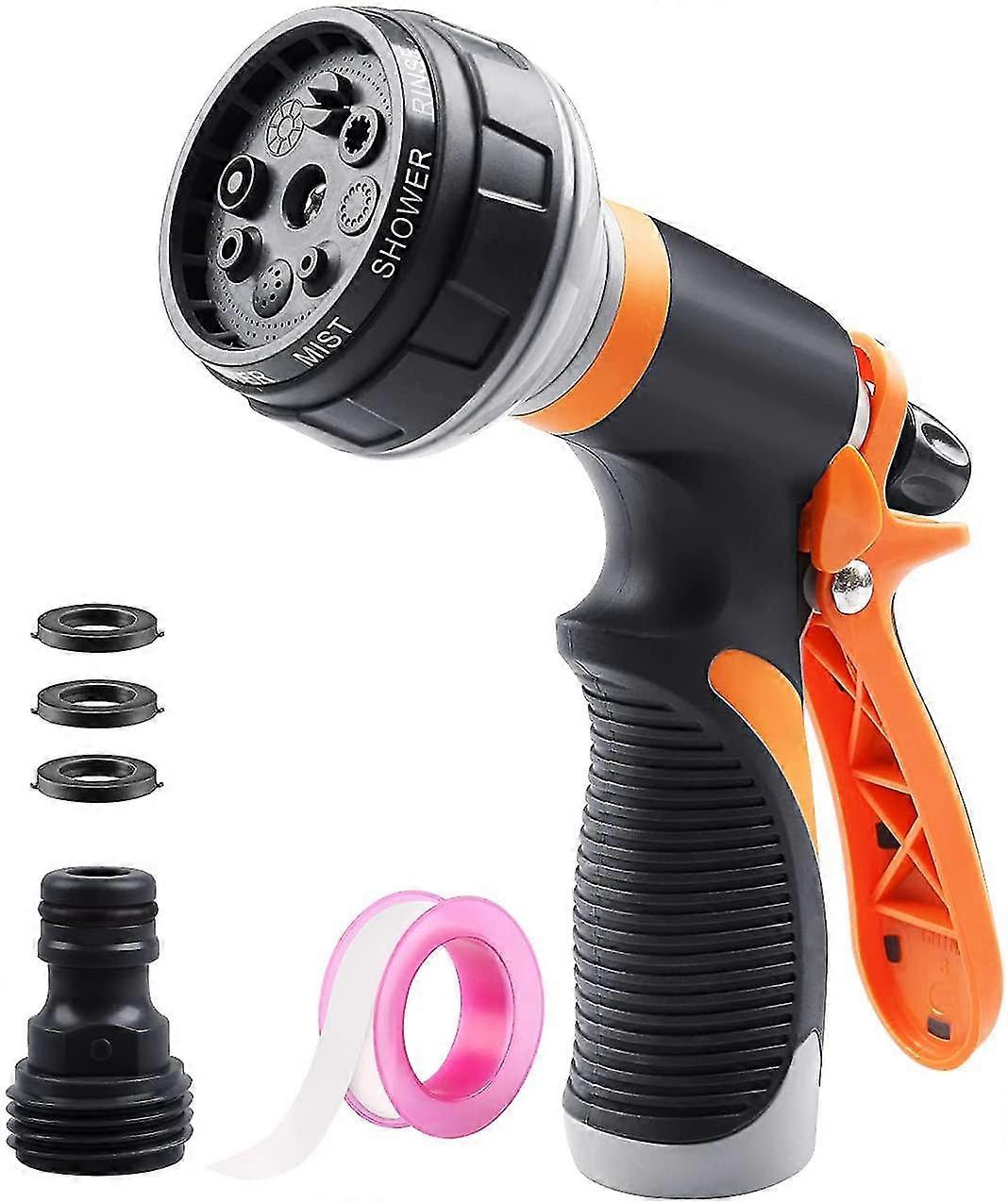 Garden Hose Nozzle Water Hose Nozzle With 8 Adjustable Watering Modes