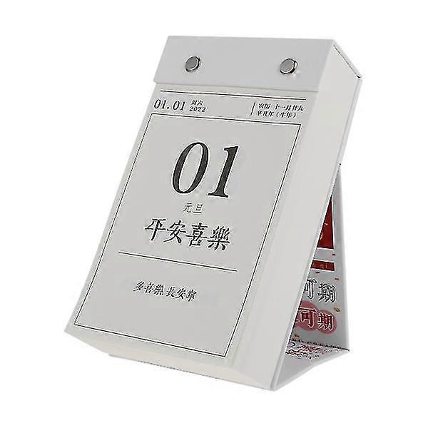 1 Pc Desktop Decorative Calendar Desk Countdown Calendar Time Plan Calendar