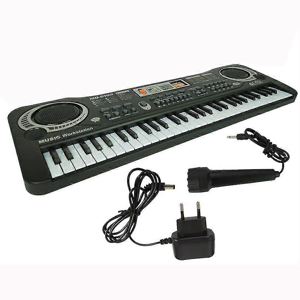 Electric Piano Keyboard - 61 Keys Digital Music Electronic Key Board (EU) - Free Shipping