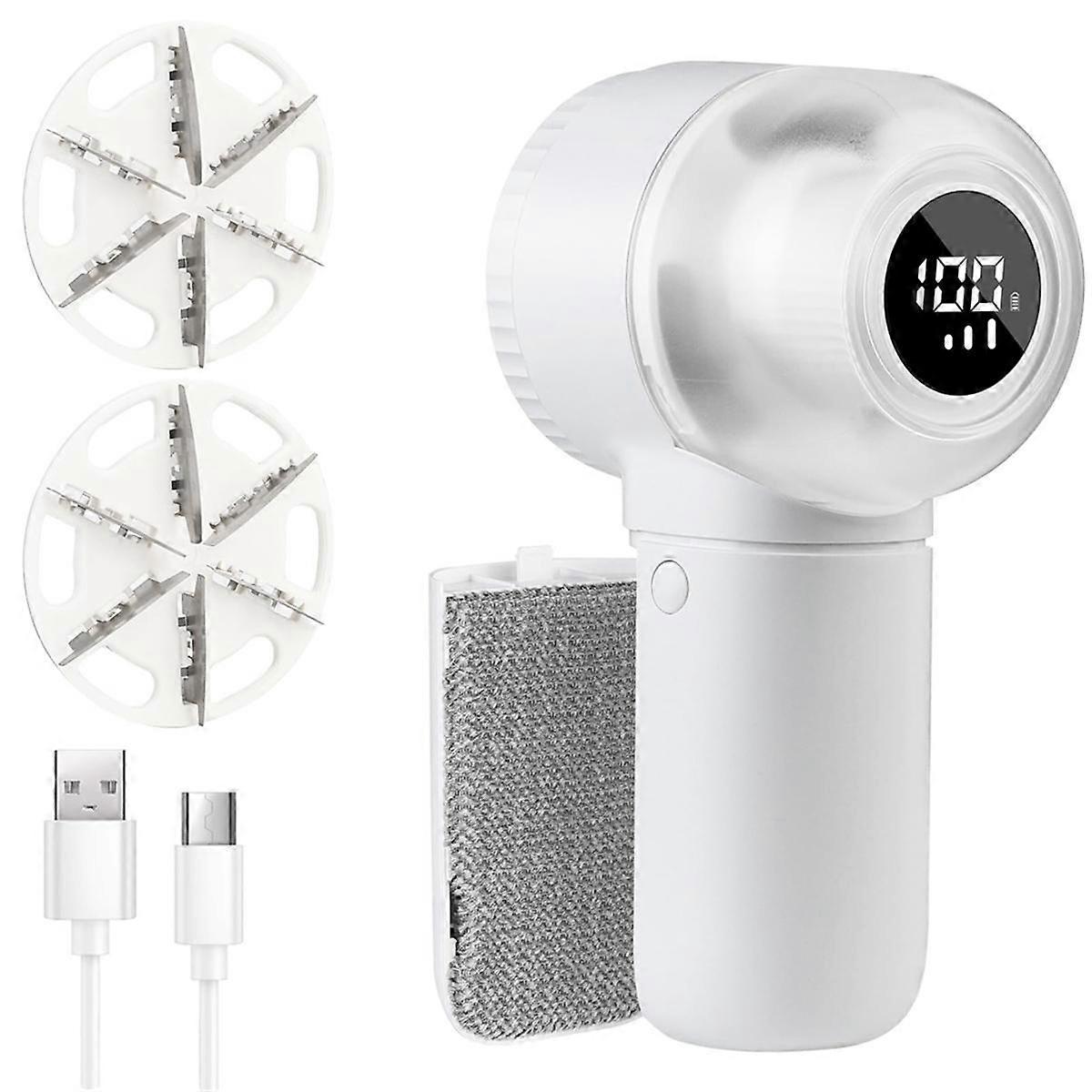 Electric Lint Remover for Clothes, 2In1 Fabric Shaver with LED Digital Display,3 Speed Quick Fabric Shaver for Clothes