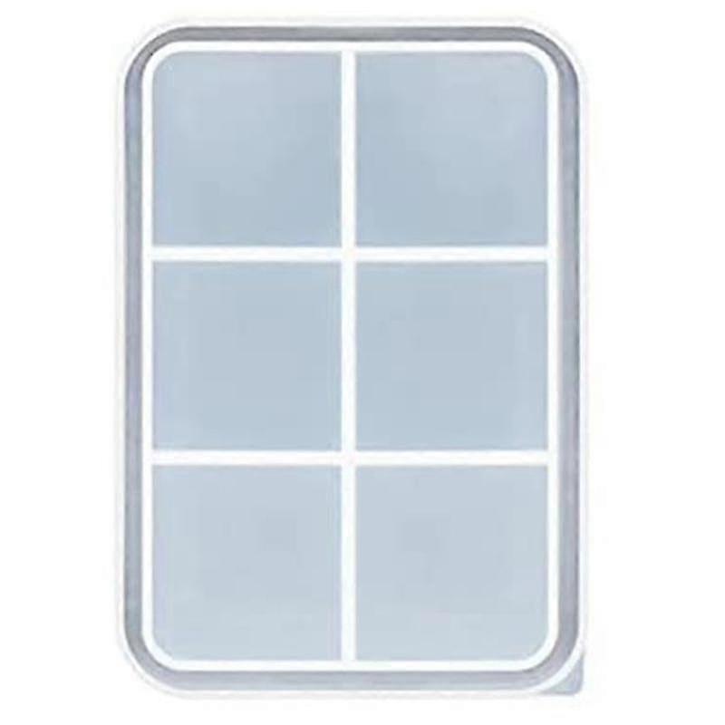 Rolling Tray Molds For Epoxy Resin Silicone Rectangle Tray Molds