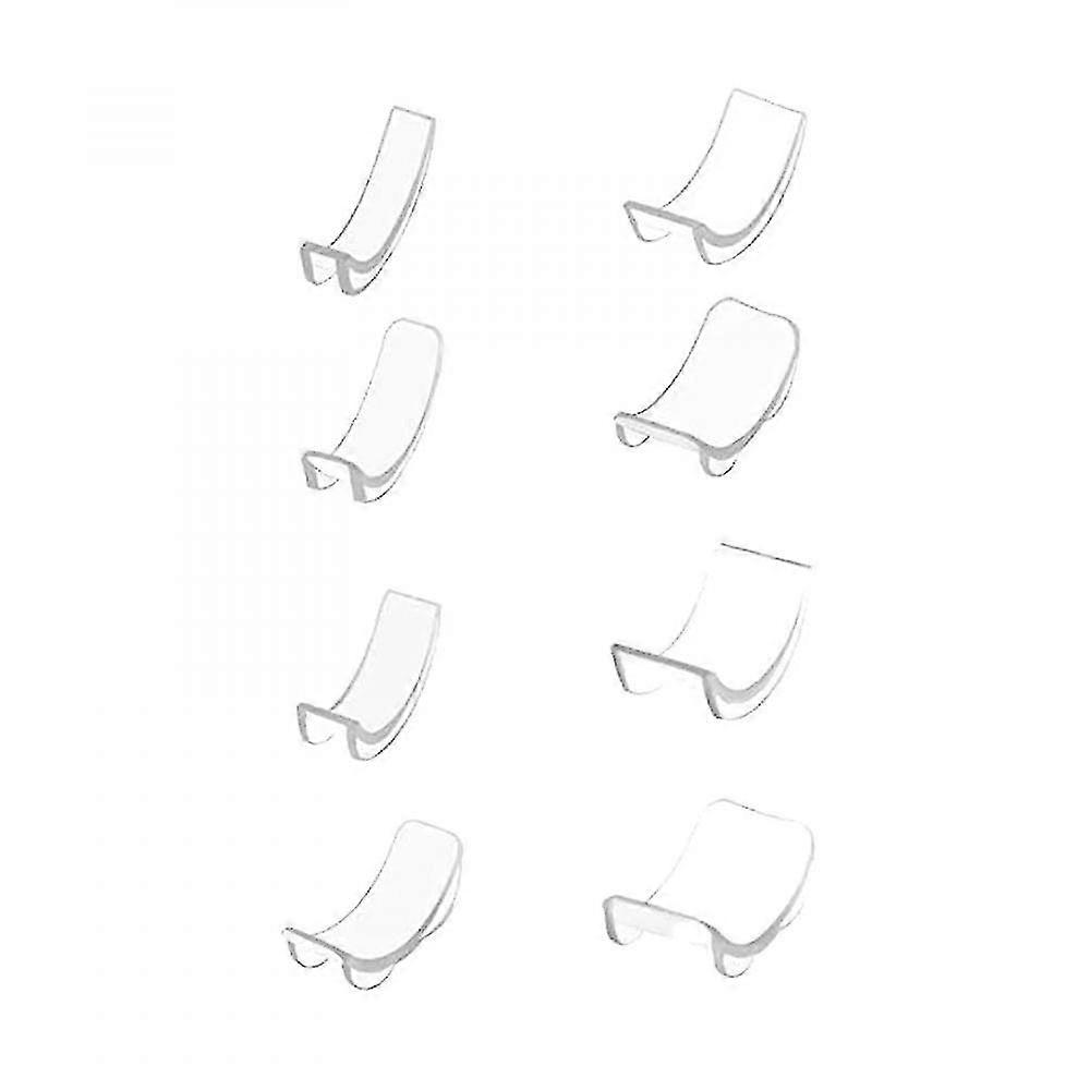 Set 8pcs Ring Re-sizer 8 Sizes Silicone Invisible Ring Size Adjuster Reducer JAM