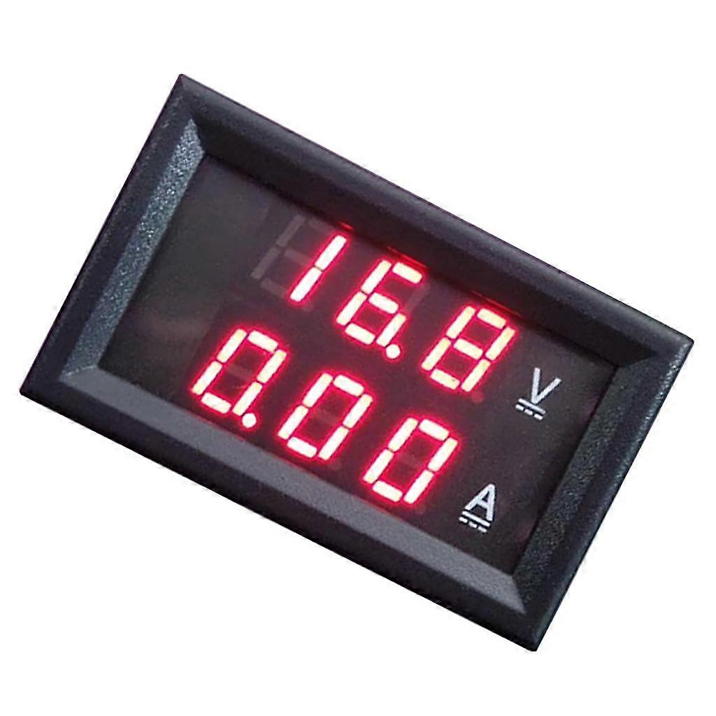 4xDC Voltmeter Ammeter LED Dual Digital Volt Amp Meter Gauge Red 200A