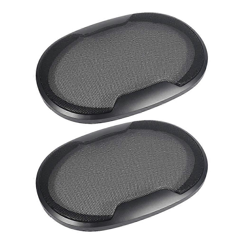 Audio Speaker Cover Mesh Replacement Decorative Circle Grille Protect Black