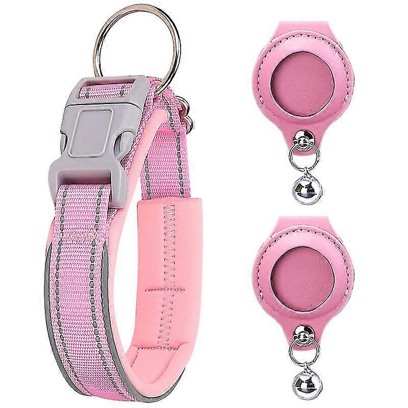 For Airtag Gps Pet Cat Collar With Adjustable Bracket And Bell, Apple Airtag Compatible