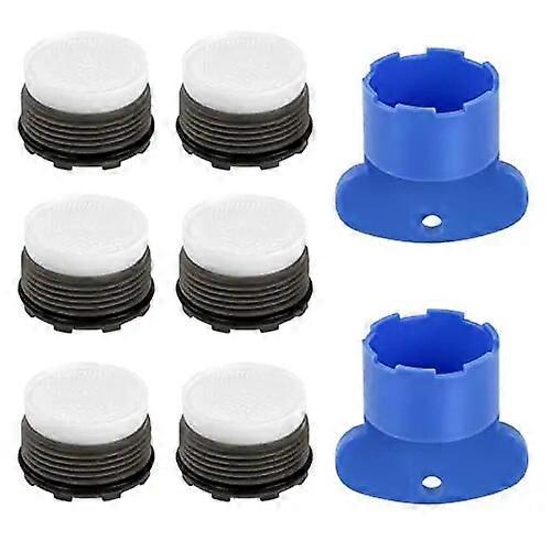 8 PCS Aerators FaucetM16 Environmental Faucet Aerator with Removal Wrench ToolHigh-Speed Water Saving for Cache Aerator