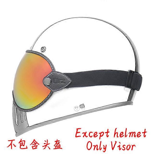 ORZ retro helmet goggles locomotive bind all four thirds bubbles full face four seasons goggles motorcycle helmet mirror