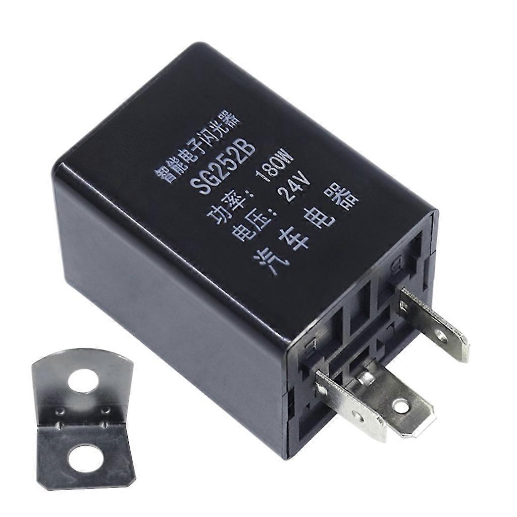 3-Pin LED Motorcycle Flasher Relay Turn Signal Indicator Hyper Flash