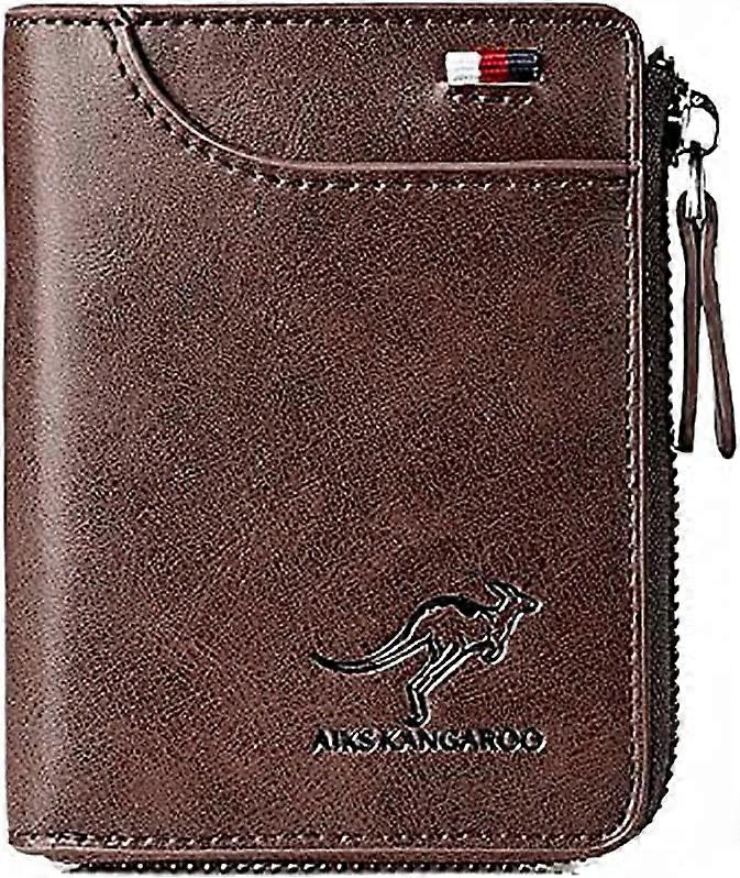 Reshline Mens RFID Blocking Wallet (BROWN) BROWN -