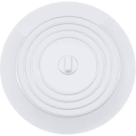 Bath Plug Silicone Sink Plug Kitchen Sink Plug Diameter 15cm For Kitchen, (1pc, White)