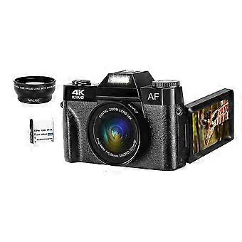 Digital Camera Auto Focus 4k 48mp Camera 16x Digital Zoom Compact Camera 3.0 Inch 180 Degree Rotat