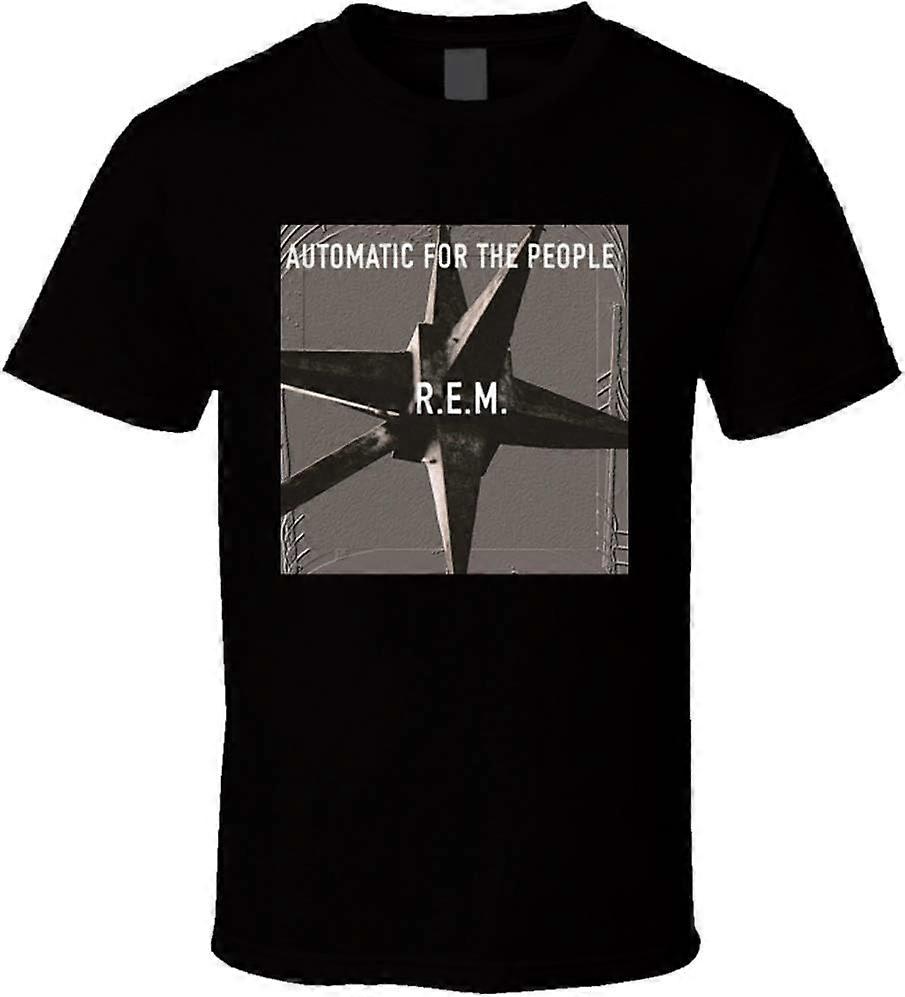 Automatické pro lidi Rem Rock Music Fan Tričko Černá