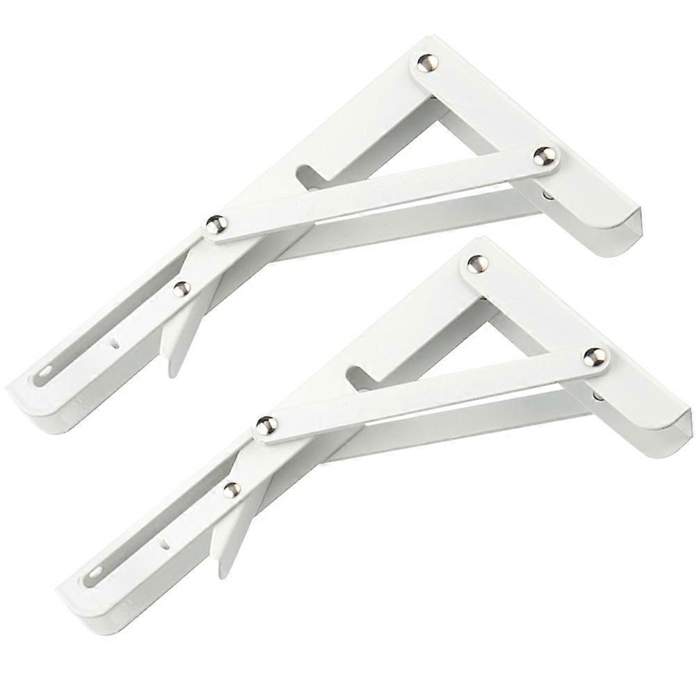2 Pcs 12 inch Triangular Steel Bracket Triangle Bracket Wall Mounted Support