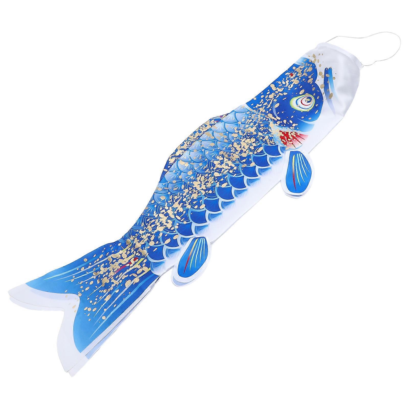 Decorative Japanese Style Carp Pendant Chic Novel Fish Flag Carp Streamer