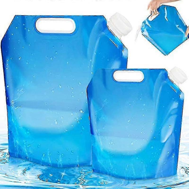4 Pieces Foldable Water Canisters Portable Foldable Drinking Water Container