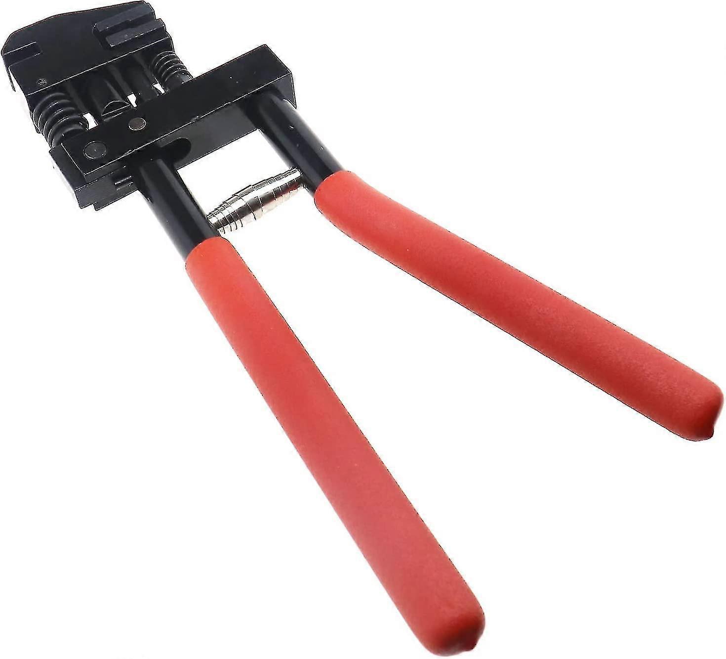 Hole Puncher Puncher Crimper Dual-purpose Mode Punching Pliers Punching Tool For Sheet Metal Repair (red) (1pcs)